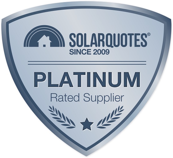 Platinum rated supplier solar installer award
